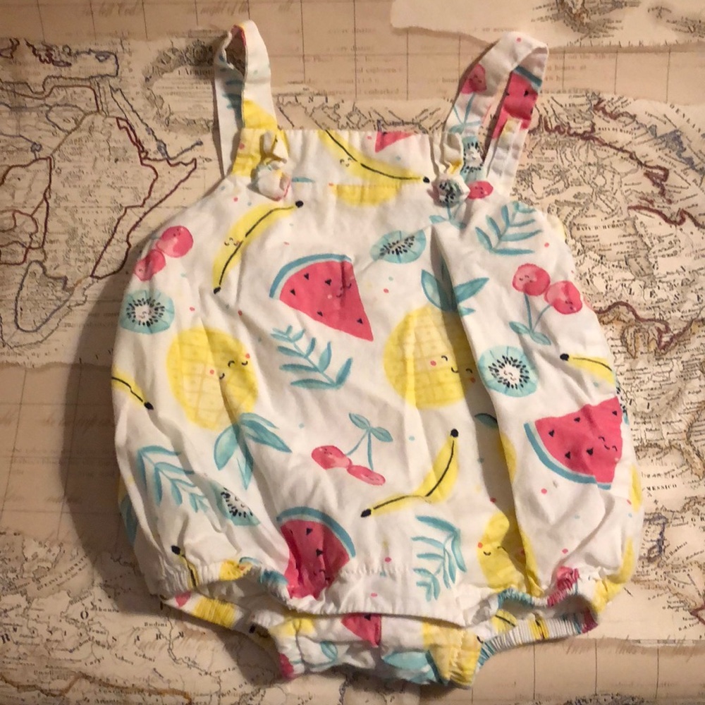 Gymboree bodysuit summer outfit baby girl 0-3 mon